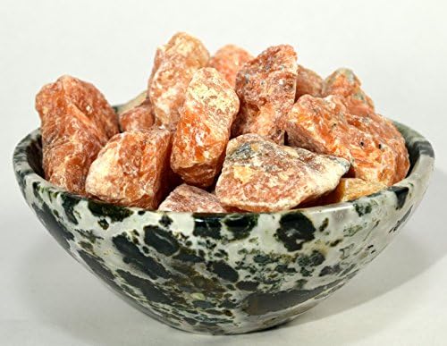 Natural Orange Calcite Rough Sparkling Gemstone Crystal Mineral Specimen Cabochon Cabs from Brazil - 30PCS