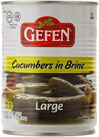 Gefen, Large Pickled Cucumber in Brine, 19oz (2 Pack)