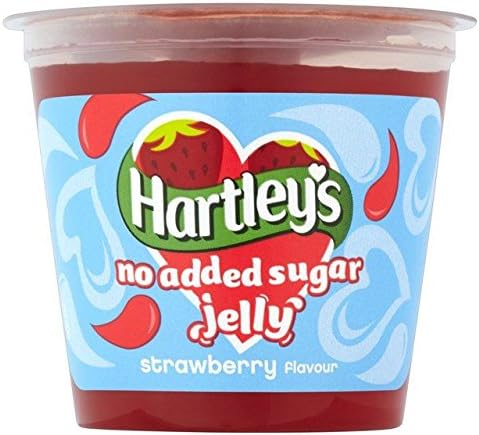 Hartley's Jelly Pot Strawberry No Added Sugar 115g - Pack of 6
