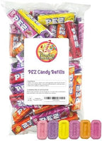 PEZ Candy Refills, Assorted Fruit Flavors, 1 Pound Bulk Bag - Strawberry, Lemon, Orange, Cherry, Raspberry and Grape Flavors
