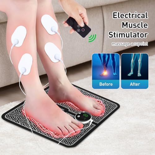 Phixnozar TENS & PMS,Transcutaneous Electronic Nerve Stimulator, EMS Foot Massage for Muscle Relaxation, LCD Display Screen