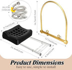 Water Circulation Hair Head Spa Equipment with Pillow, Water Circulation Frame Rack with 39.37" 304 Stainless Steel Water Hose, Shampoo Bed Accessories, for Hair Salon Massage Shower