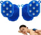 Roller Ball Glove Massager, 2Pcs Lymphatic Massage Tool Gua Sha Fascia Muscle Release for Face, Neck, Back, Abdomen, Legs & Full Body, Medium