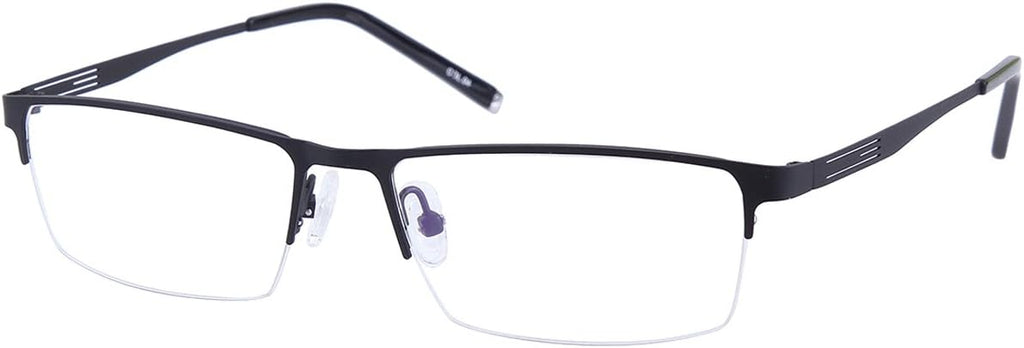 Half Rim Photochromic Gray Reading Glasses +3.75 Black Frame Mens Womens Eyeglasses