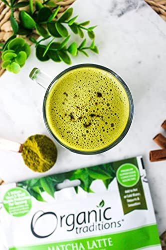 Organic Traditions Matcha Latte & Turmeric Latte Bundle - 5.3 oz each