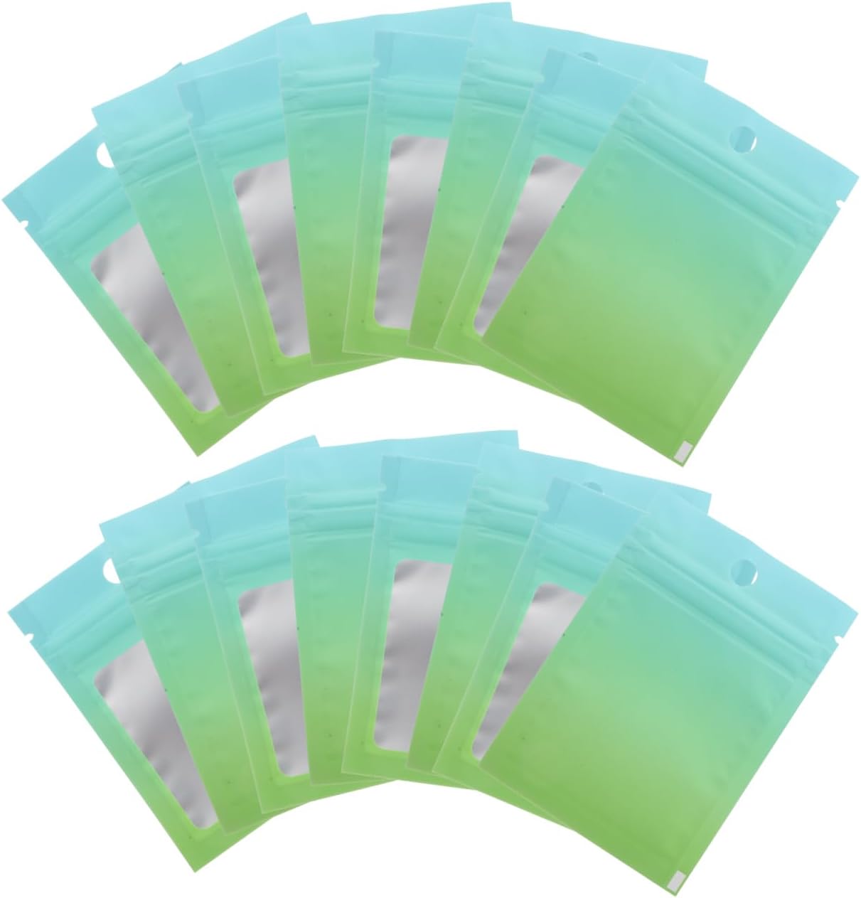 minkissy 100Pcs Household Sealing Bags Multi-Function Jewelry Pouches Small Storage Pouch Reusable Portable 3.93X2.75 Inch