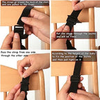 5 Point Seat Belt Safety Strap Belt for Stroller Pushchair Pram Buggy Safe Protection, Adjustable High Chair Baby Straps, Safety Strap Belt