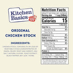 Kitchen Basics Chicken Stock - 32 oz. Carton (Pack of 12) Add Delicious Flavor to Chicken Noodle Soup, Broths and Gravy, Perfect for Stocking Up