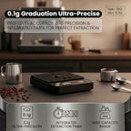 Coffee Scale with Timer 3kg/0.1g High Precision Digital Espresso Scale for Pour Over and Drip Coffee Large Gram Scale for Kitchen Baking and Jewelry with Rechargeable Battery and Silicone Mat