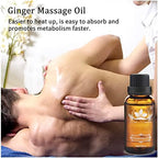 Ownest 3 Pack Ginger Massage Oil,100% Pure Natural Lymphatic Drainage Ginger Oil,SPA Massage Oils,Repelling Cold and Relaxing Active Oil-30ml