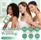 Roll on Wax Cartridge, 4 Hair Removal Aloe Vera Ｗax Cartridge with 10 Pack Cleaning Oil Wipes, Depilatory Wax Roller Refill for Women Sensitive Skin
