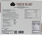 Cerez Pazari Turkish Delight with Pomegranate Flavour 200 gr Gourmet Small Size Snacks Gift Box No Nuts Sweet Luxury Traditional Confectionery Vegan Candy Dessert Glucose Free Lokum Approx.18 Pcs