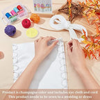 AHANDMAKER Wedding Gown Corset Kit Zipper Replacement Adjustable Fit Satin Corset Back Kit Lace up, for Formal Prom Dress (White)