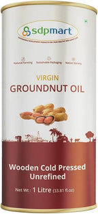 SDPMart Premium Virgin Groundnut Oil 1 Liter