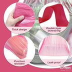 JOYEUX 2.6 Gallon Small Trash Bags Bathroom, Thickened Drawstring Mini Garbage Bags for Home, Office, Kitchen, 60 Count