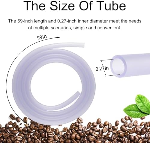Enema Bag Kit with 5ft Hose Coffee Enemas at Home Water Shower Douche Colon Detox Cleanse Kit with Tubing, Tips, Clamp and Hook