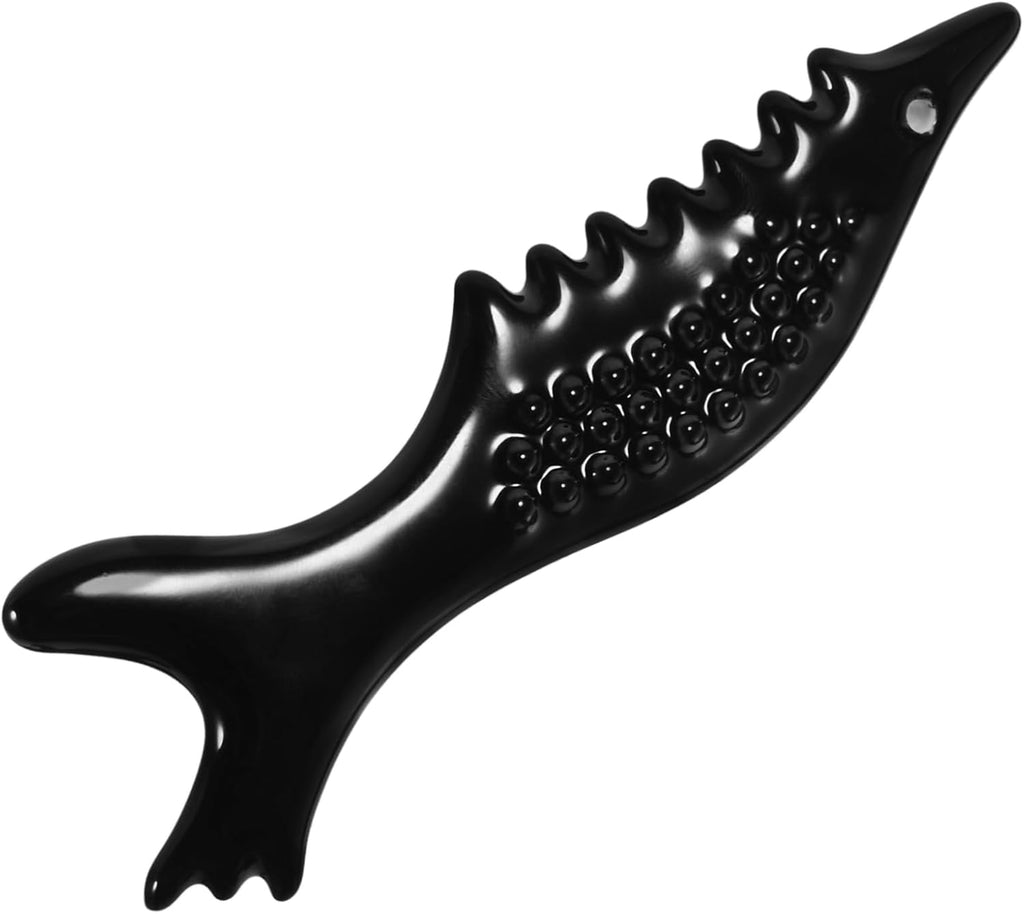 1 Set Fish-Shaped Scraping Board Reusable Massage Scraper Body Massager Gua Sha Tool Body Scraper Ceramic Massage Scraper Compact Muscle Massager Neck Accessories Ceramic Massager