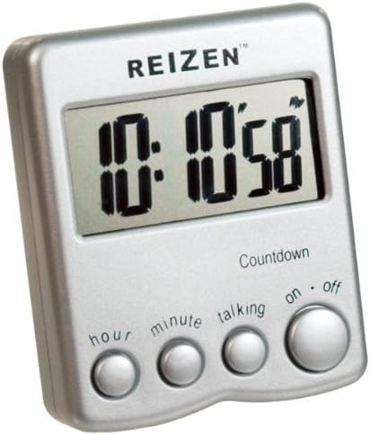 Talking Low Vision Count Down Timer - Silver