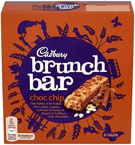 Cadbury Brunch Choc Chip 5 x 28g (140g) (Pack of 4)