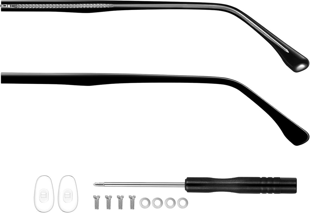 2PCS Universal Glasses Arm Legs Metal Sunglasses Arms Eyeglass Replacement Arm Glasses Repair Replacement Temple