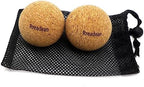 Cork Massage Balls for Fascia Release After Exercise, Yoga,Trigger Point Therapy, Relax Muscles, and Relieve Stress,Set of 2 Classic 2.4 Inch Cork Massage Balls