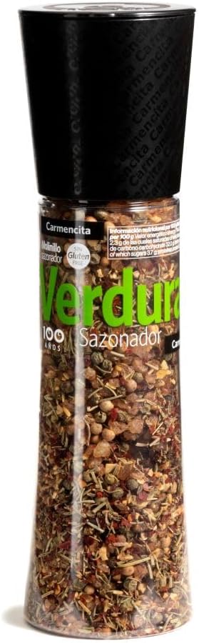Carmencita. Vegetables Seasoning Mix. Giant Foodie Grinder. 243g (8.57oz)