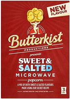 Butterkist Microwave Popcorn - Sweet & Salted (3 per pack - 270g) - Pack of 2