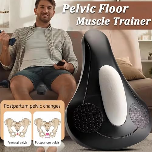 Pelvic Floor Trainer - Men's Core Strengthener with 4 Vibration Modes, Quiet Discreet Design, USB-C Rechargeable Men Pulse Home Fitness Device