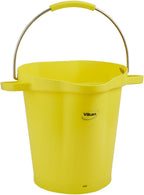 Vikan 56926 Pail,5 gal.,PP/SS,Yellow