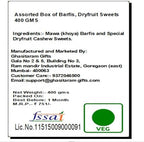 Ghasitaram Gifts Diwali Gifts Diwali Sweet - Assorted Box of Barfis, Dryfruit Sweets 400 GMS