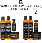 Live Bearded Complete Beard Grooming Kit - Wash, Conditioner, Butter and Oil - Made in the USA with All-Natural Ingredients - Mens Groom Set | Straight Up Unscented - Fragrance-Free
