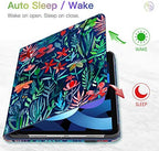 Fintie Case for iPad Air 11-inch M4/M3/M2 (2026/2025/2024), iPad Air 5th/4th Generation (2022/2020) 10.9 Inch, Multi-Angle Viewing Protective Cover with Pencil Holder & Pocket, Jungle Night