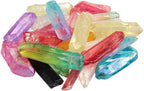 Acxico 100g Titanium Rainbow Aura Lemurian Quartz Crystal Point Healing