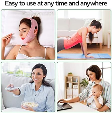 ParaFaciem Reusable V Line Mask Facial Slimming Strap Double Chin Reducer Chin Up Mask Face Lifting Belt V Shaped Slimming Face Mask