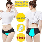 Period Underwear Heavy Flow Women 30ML Absorbent Leak Proof Panty Postpartum Pants Menstrual Panties Briefs