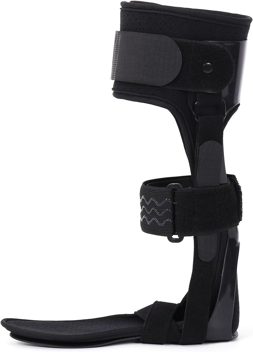 Medical AFO Foot Drop Brace Ankle Foot Orthosis Drop Foot Stabilizer Support for Walking with Shoe for Men and Women for Stroke, MS, Hemiplegia Foot Drop, ALS (Large-Right)