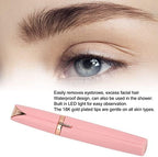 ZJchao Nose Hair Trimmer For Women, Waterproof Rechargeable with LED Light Facial Hair Removal Tools Eyebrow Trimmer For Women Facial Hair Remover with Brush for Women Face Body Nose Ear
