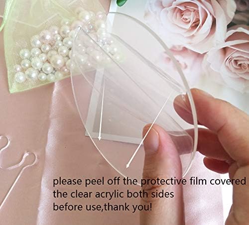 12PCS Round Clear Acrylic Cake Toppers, Personalised Cake Topper, DIY Cake Topper, Cake Topper Blanks for Wedding, Birthday Festival Party Cake Decorations