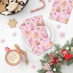 200PCS Christmas Paper Napkins Gingerbread Man Candy Cane Snowflake Guest Napkins Decorative Hand Towels Xmas Winter Lunch Dinner Napkin for Xmas Bathroom Wedding Birthday Baby Shower Party Decoration