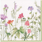 Caspari French Floral Paper Luncheon Napkins - 20 Per Package
