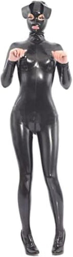 ANTIY Latex Gummi Uniform 100% Rubber Black Sexy Party,Customize,Custom Size