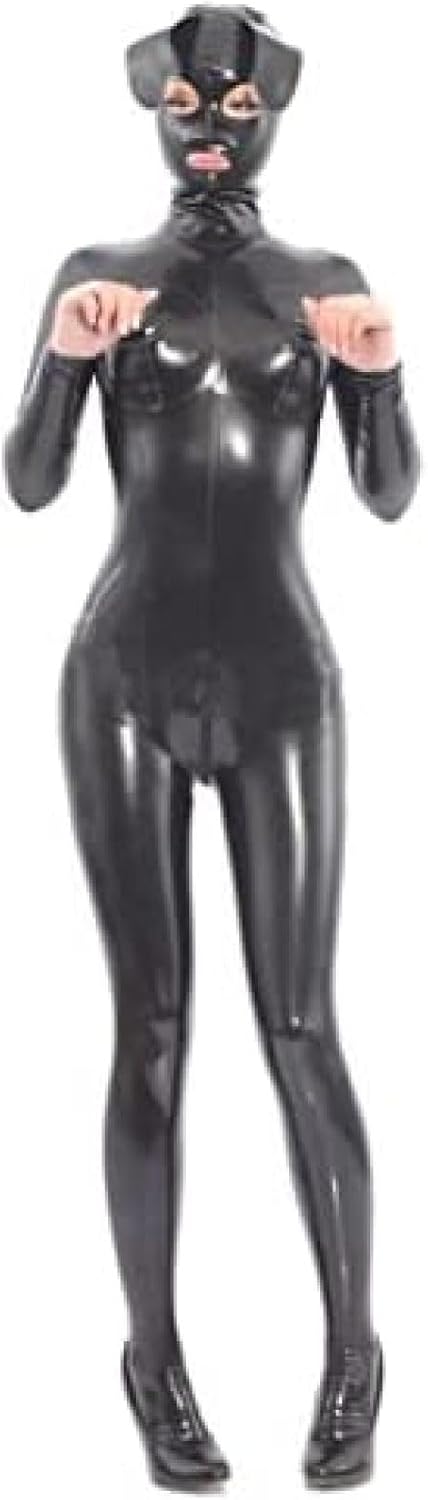 ANTIY Latex Gummi Uniform 100% Rubber Black Sexy Party,Customize,Custom Size