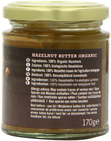 Biona Organic - Hazelnut Butter - 170g (Pack of 3)