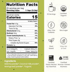 Blume Superfoods Latte - Matcha Powder with Coconut, Natural Caffeine, L-Theanine, All Day Energy & Focus, Sugar-Free, Moringa, Vegan, Organic Matcha Latte from Shizuoka Japan, Green Tea - 25 Servings