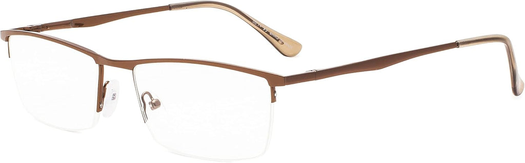 Eyekepper Quality Half-Rim Reading Glasses Readers with Spring Hinges for Women Men
