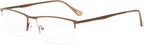 Eyekepper Quality Half-Rim Reading Glasses Readers with Spring Hinges for Women Men
