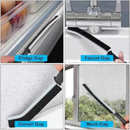 6Pcs Hard Bristle Crevice Cleaning Brush, Multifunctional Premium Crevice Cleaning Tool, Designed for Cleaning Narrow Spaces, Suitable for Toilet, Faucets, Kitchen, Grout,Colorful