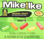 Mike and Ike Original Fruits (1 Box of 24 - .78oz Individual Packs)
