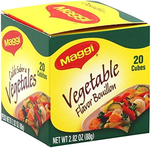 Maggi Veggie Bouillon Cube 2.82 OZ(Pack of 4)