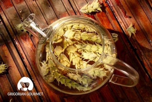 Greek Mountain Tea Organic, Sideritis Raeseri (Ironwort), 1 OZ (30g), Handpicked Herbal Loose Leaf Tea from Greece |Traditional Mediterranean Infusion | Naturally Caffeine-Free, Aromatic, and Flavorful